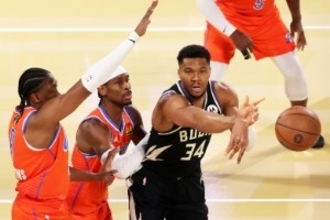 雷霆挑战字母哥正面对决文班？8人首轮阵容包括杰伦威、切特及顶级拼图，资产相当丰富