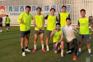 记者:青岛19岁朝鲜族海归新星金世明登陆西海岸,曾接受鲁能训练