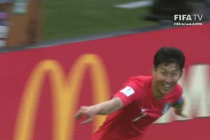 反击超级大空门！2018年世界杯孙兴慜击溃卫冕冠军德国！