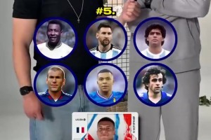 姆巴佩盲排世界杯传奇：贝利首位梅西第二，把自己从第6改为第5