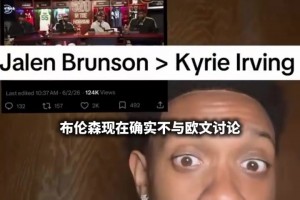 网友：布伦森早就超欧文了，他以第一球星身份带队打进总决赛！