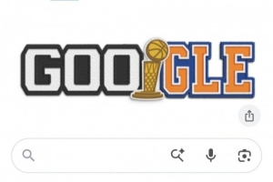马刺对决尼克斯！谷歌首页Logo已变为NBA总决赛主题样式